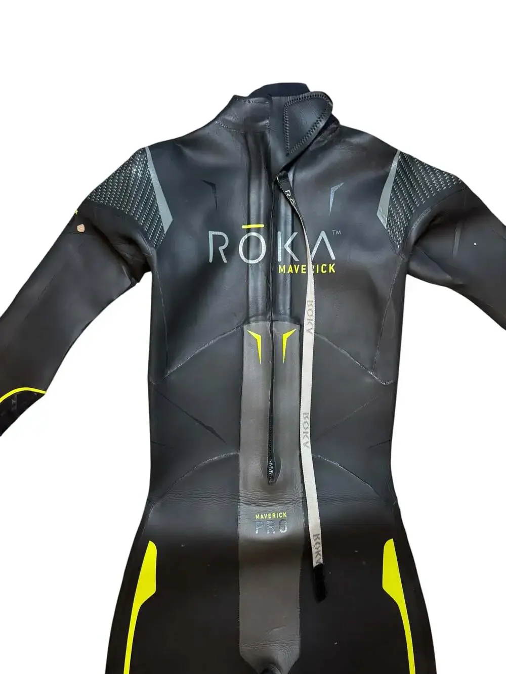 ROKA Maverick Pro Triathlon Wetsuit Black Yellow Men's